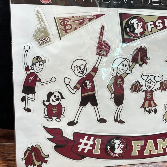 FSU Seminoles Family Car Decals 🎁Great Stocking Stuffer🎁 Vinyl window stickers - Picture 2 of 9
